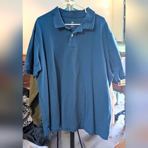 Men's Blue Polo shirt 2XLT